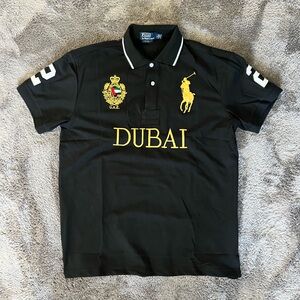 Ralph Lauren Black Polo Shirt for Men